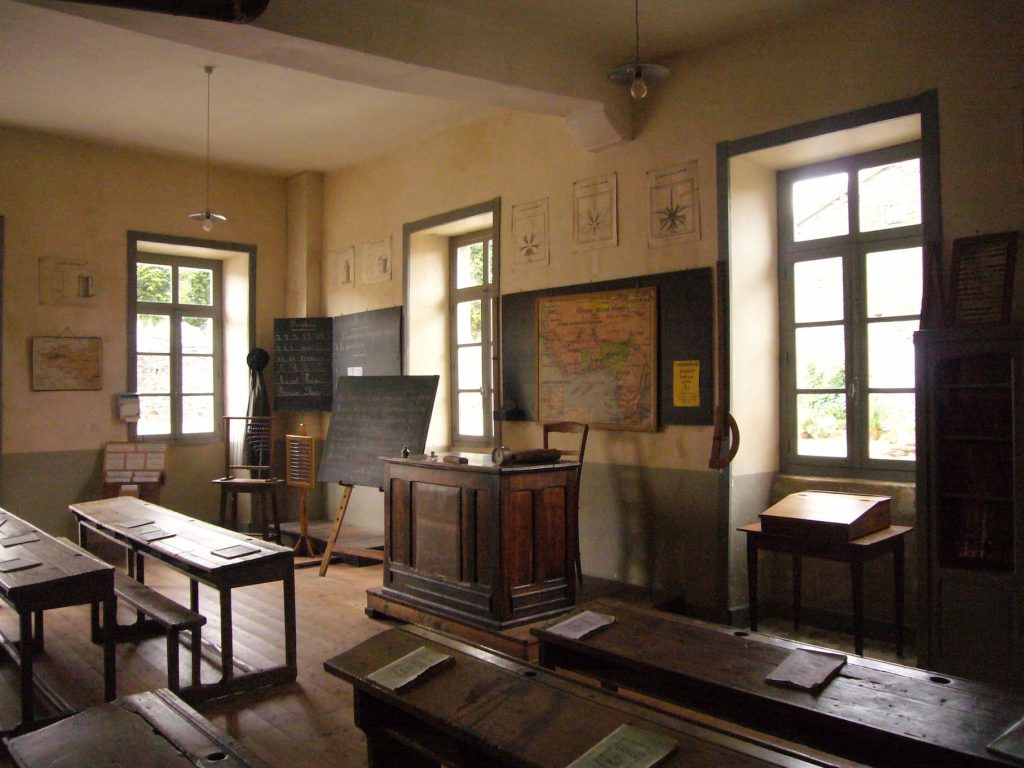 Salle de classe de 1900