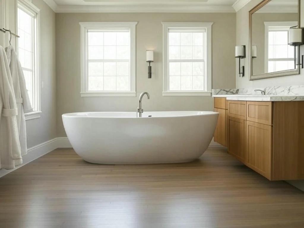 Salle de bain design et harmonieux