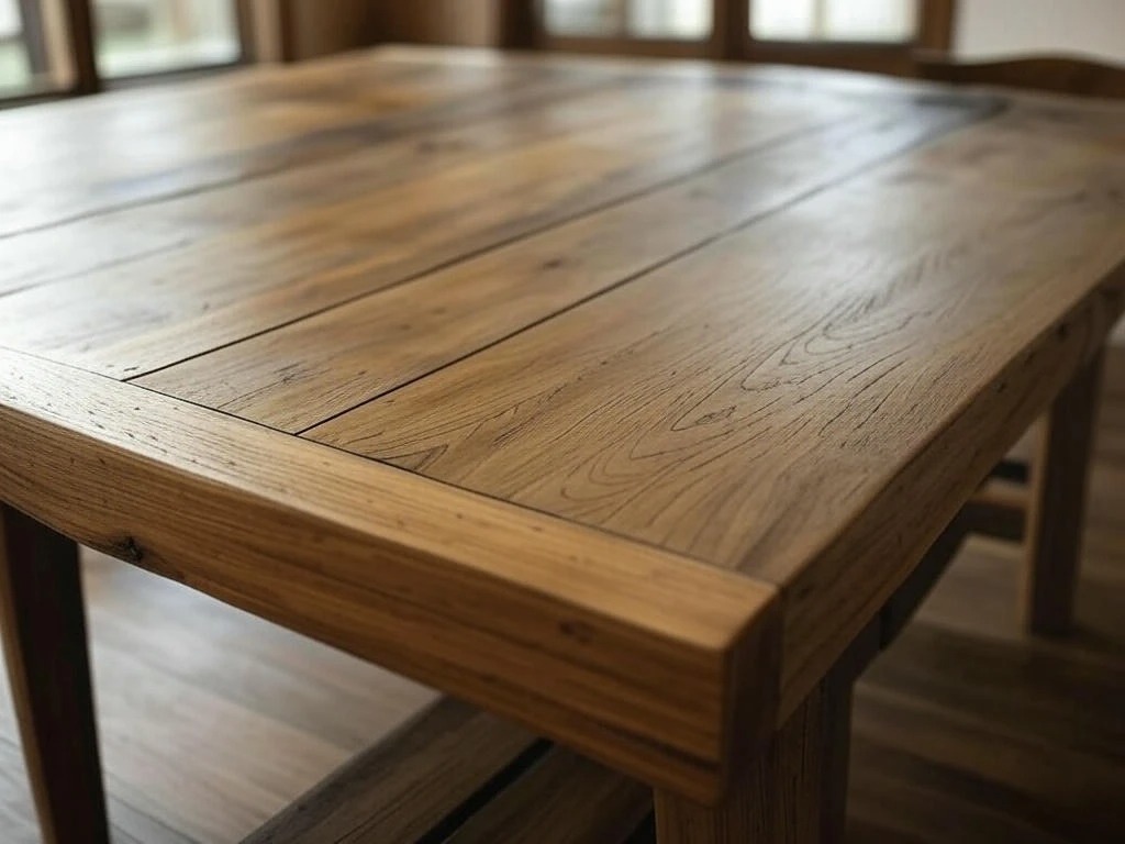 Table en bois massif